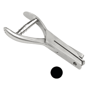 Lochzange, zum Markieren von Plaketten, Kerbform Kreis, 3mm, Maultiefe 48mm Bild 1