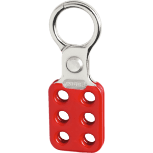 ABUS Multischließklammer H751 (klein), für 6 Schlösser, rot, Aluminium, 112x40x10mm Bild 1