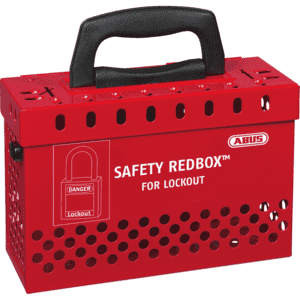 ABUS Wartungsschutzdepot Safety Redbox, für max. 18 Schlösser, rot, 240 x 174 x 94mm Bild 1