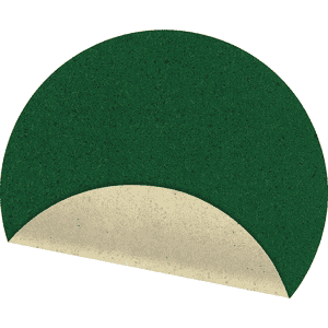 Prüfplakette 29, grün, Primärfaser-Graspapier, selbstklebend, Ø 30mm, 500/Rolle Bild 3