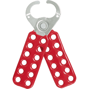 ABUS Hauptschalter- Verriegelung H7012, für 12 Schlösser, rot, Stahl, 160 x 45 x 10mm Bild 2