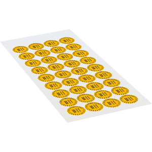 Prüfplakette Nächster Prüftermin 2026, gelb, Polyesterfolie, Spezialkleber, Ø 20mm, 36 / Bogen Bild 2