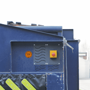 Prüfplakette Container geprüft 2027, orange, Hochleistungsfolie, Ø 30mm, 18 / Bogen Bild 4