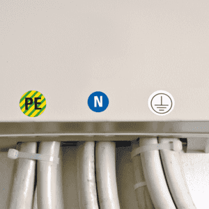 Leiterkennzeichen N Neutralleiter, RoHS-konform, Folie, selbstklebend, Ø 20mm, 20 / Bogen Bild 3