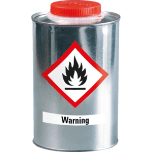 Gefahrensymbol Flamme GHS02, Folie, selbstklebend, 18x18mm, 8 / Bogen Bild 2