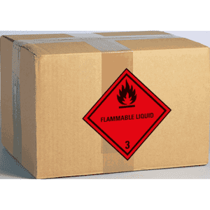 Verpackungskennzeichen Klasse 3 - Flammable Liquid, Folie, selbstklebend, 300x300mm Bild 2
