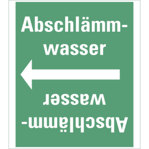 Rohrleitungsband Abschlämmwasser, praxisbewährt, ab Ø 50mm, grün / weiß, 33m / Rolle Bild 1