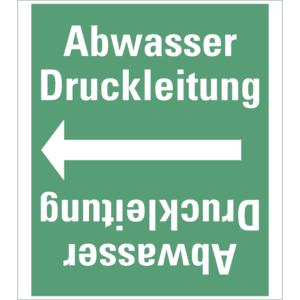 Rohrleitungsband Abwasser Druckleitung, praxisbewährt, ab Ø 50mm, grün/weiß, 33m/Rolle Bild 1