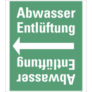 Rohrleitungsband Abwasser Entlüftung, praxisbewährt, ab Ø 50mm, grün/weiß, 33m/Rolle Bild 1