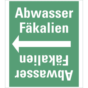 Rohrleitungsband Abwasser Fäkalien, praxisbewährt, ab Ø 50mm, grün/weiß, 33m/Rolle Bild 1