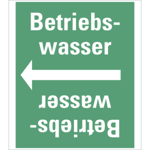 Rohrleitungsband Betriebswasser, praxisbewährt, ab Ø 50mm, grün / weiß, 33m / Rolle Bild 1