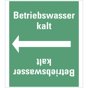 Rohrleitungsband Betriebswasser kalt, praxisbewährt, ab Ø 50mm, grün/weiß, 33m/Rolle Bild 1