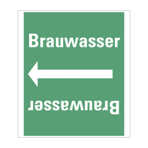 Rohrleitungsband Brauwasser, praxisbewährt, ab Ø 50mm, grün / weiß, 33m / Rolle Bild 1