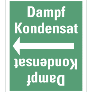 Rohrleitungsband Dampf Kondensat, praxisbewährt, ab Ø 50mm, grün / weiß, 33m / Rolle Bild 1