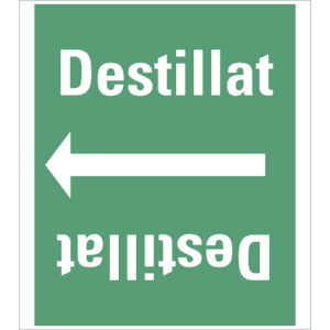 Rohrleitungsband Destillat, praxisbewährt, ab Ø 50mm, grün / weiß, 33m / Rolle Bild 1
