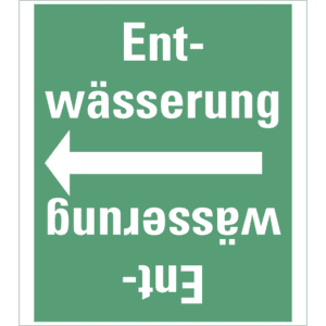 Rohrleitungsband Entwässerung, praxisbewährt, ab Ø 50mm, grün / weiß, 33m / Rolle Bild 1