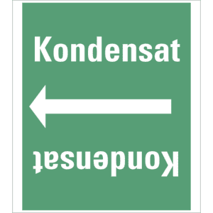 Rohrleitungsband Kondensat, praxisbewährt, ab Ø 50mm, grün / weiß, 33m / Rolle Bild 1