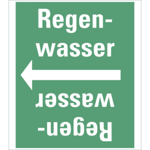 Rohrleitungsband Regenwasser, praxisbewährt, ab Ø 50mm, grün / weiß, 33m / Rolle Bild 1