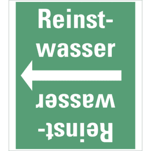 Rohrleitungsband Reinstwasser, praxisbewährt, ab Ø 50mm, grün / weiß, 33m / Rolle Bild 1
