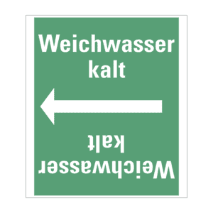 Rohrleitungsband Weichwasser kalt, praxisbewährt, ab Ø 50mm, grün/weiß, 33m/Rolle Bild 1