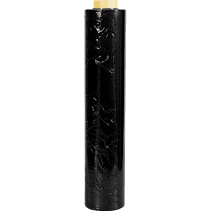 Stretchfolie, schwarz, Polyethylen, Breite 500mm, 260m/Rolle, 6 / Verpackungseinheit Bild 1
