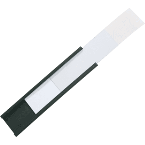 Magnetisches C-Profil-Set: Papierstreifen, Klarsichtfolien, 100x25mm, 100 / Verpackungseinheit Bild 1
