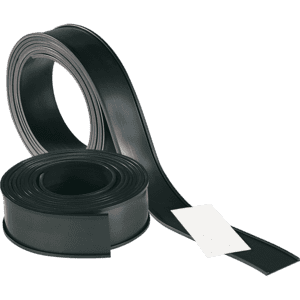 Magnetisches C- Profil auf Rolle, schwarz, Kunststoff, 50mmx50m Bild 1