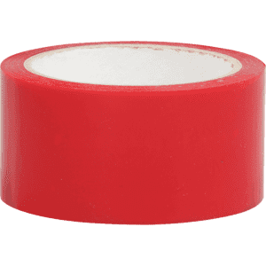 Security Tape, fälschungssicher, rot, Polypropylen, 50m / Rolle Bild 1
