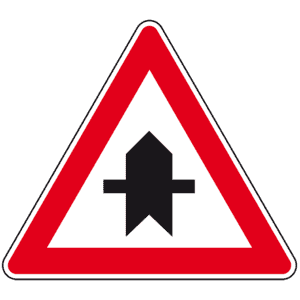Verkehrszeichen Vorfahrt, Nr. 301, Aluminium RA0, reflektierend, Schenkellänge 900mm Bild 1