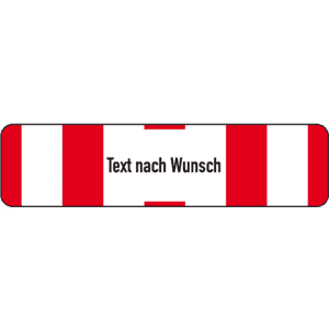 Verkehrszeichen Nr. 600, Höhenleitmal, Text oder Zahl nach Wunsch, Aluminium RA0, 1000x250mm Bild 1