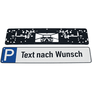 Parkplatzreservierungsschild Firmenfahrzeug, ohne Befestigungsset, 520 x 110mm Bild 2