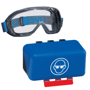 Vorteils-Set Vollsichtbrillen 1,1 uvex Brille megasonic, 1 SecuBox, 1 Gebotssch. Bild 1