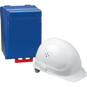 Vorteils-Set SecuBox Maxi, VOSS Arbeitsschutzhelm INAP-Master-4, weiß, 51-64cm Bild 1