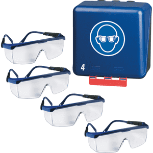 Vorteils- Set SecuBox Midi 4, SecuBox Midi 4, 4x Work Schutzbrille C2 Classic Bild 1