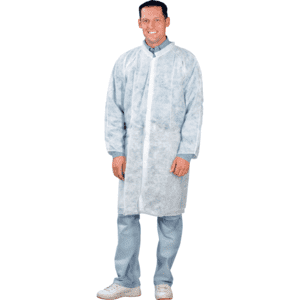 Einweg-Besucherkittel, Kat.1, weiß, Polypropylen non-woven, Größe XL, 50 / Verpackungseinheit Bild 1