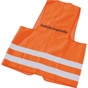 Warnweste mit Standardrückenaufdruck nach Wunsch, Aufdruck 1-farbig Bild 4