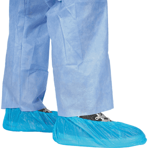 Einweg-Schuhschutz Basic Light, Kategorie I, blau, Polyethylen, Universalgröße, 100 / Verpackungseinheit Bild 3
