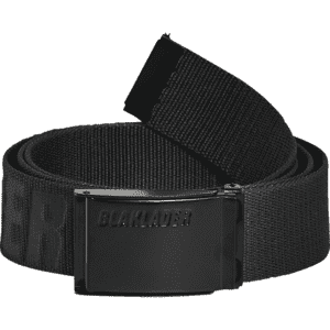BLAKLÄDER Gürtel 4034, Metallschnalle, BLAKLÄDER- Logo, schwarz, Polyester, 130cm Bild 1