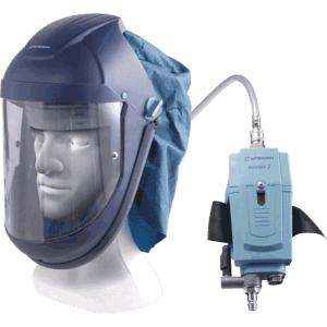 Honeywell Komplettset Drucklufthaube Airvisor 2 MV, Kategorie III, mit Transporttasche Bild 1