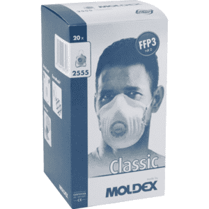 MOLDEX filtrierende Halb -/Feinstaubmaske 2555 01 FFP3 NR D, Kategorie III, mit Ventil, 20 / Verpackungseinheit Bild 3