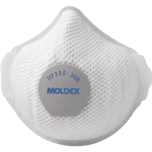 MOLDEX filtr. Feinstaubmaske Air Plus ProValve 3408 FFP3 R D, Kategorie III, Ventil, 5 / Verpackungseinheit Bild 1