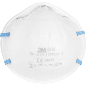 3M filtrierende Halb-/Feinstaubmaske 8810 FFP2, Kategorie III, EN 149, weiß, 20 / Verpackungseinheit Bild 1