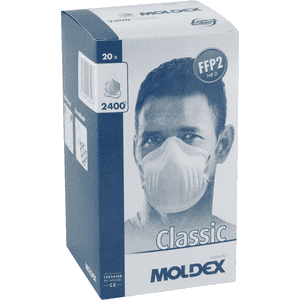 MOLDEX filtrierende Halb-/Feinstaubmaske 240015 FFP2 NR D, Kategorie III, 20 / Verpackungseinheit Bild 3
