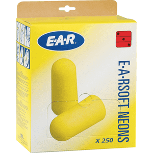 3M™ E-A-Rsoft™ Spenderbox Yellow Neons™, Kategorie III, gelb, Polyurethan, 250 Paar/VE Bild 1