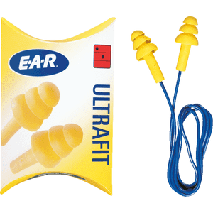 3M™ EAR™ Gehörschutzstöpsel Ultrafit™, Kategorie III, EN 352-2, gelb, Silikon, 50 Paar/VE Bild 1