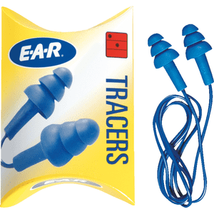 3M™ E-A-R™ Gehörschutzstöpsel Tracers, Kategorie III, blau, Silikon, 50 Paar/VE Bild 1