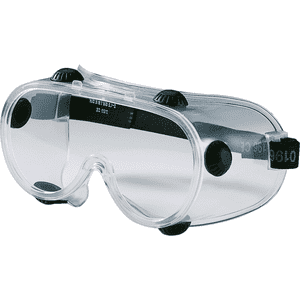 Vollsichtschutzbrille Aero, Kategorie II, EN 166, transparente Acetat-Scheibe, 65g Bild 1