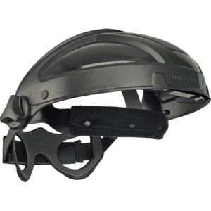 Honeywell Gesichtsschutz Kopfhalterung Turboshield mit Ratsche, dunkelgrau Bild 1