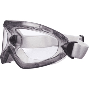 3M Vollsichtbrille 2890A, Kategorie II, EN 166, grau, farblose Acetat-Scheibe, 100g Bild 2