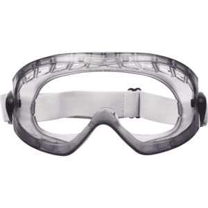 3M Vollsichtbrille 2890A, Kategorie II, EN 166, grau, farblose Acetat-Scheibe, 100g Bild 1